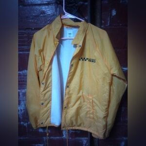 Vans Yellow Windbreaker Jacket